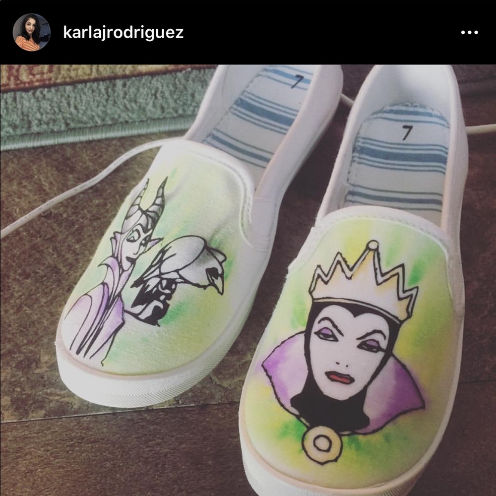 Evil queens custom made shoes